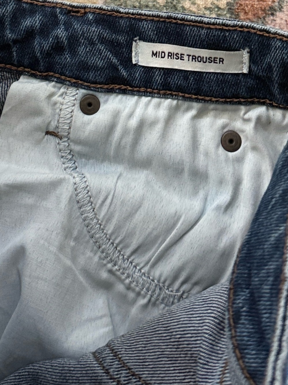 Wrangler Retro Like New Mid-rise Trousers Size 27 - Picture 11 of 12
